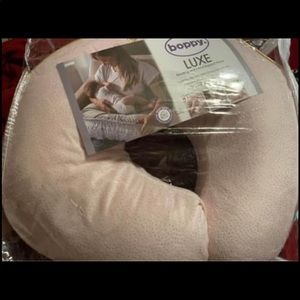 Pink princess Boppy Nursing pillow